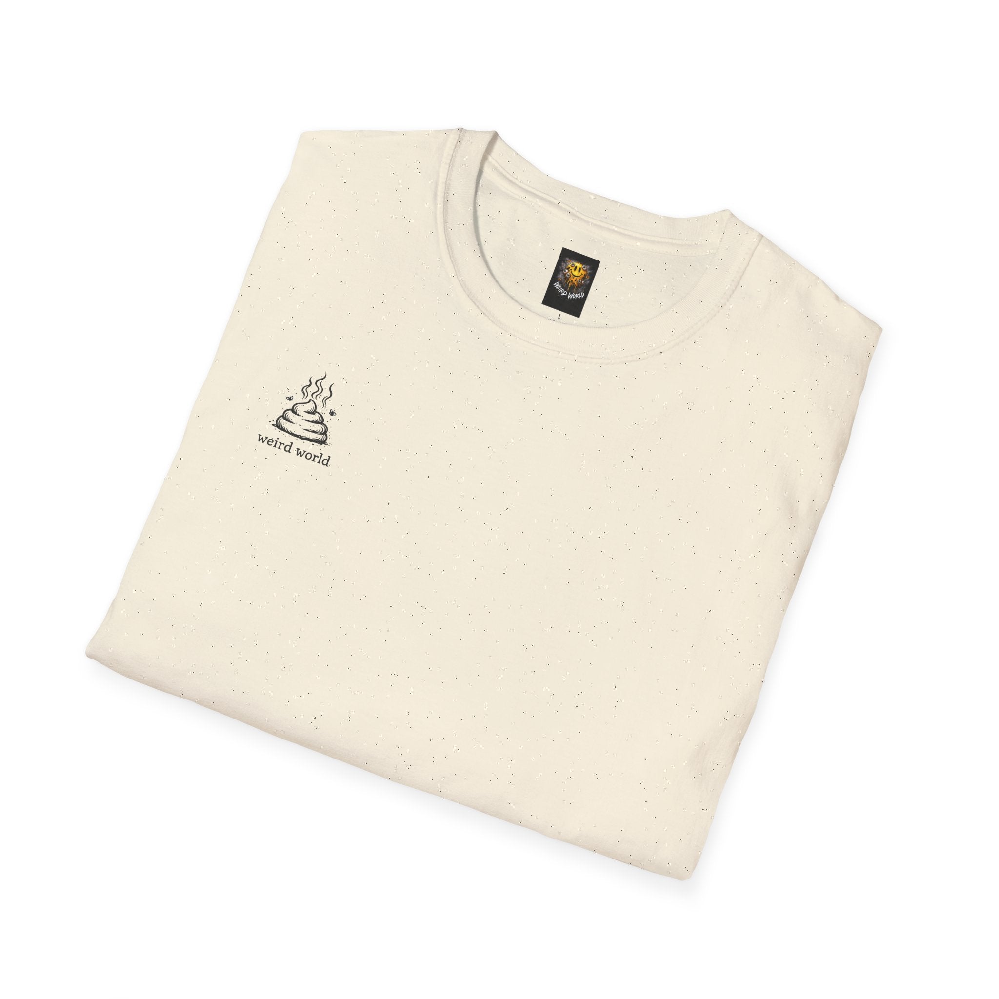 Graphic Tee — 'FCKN POOOP' Street Art Statement T-Shirt