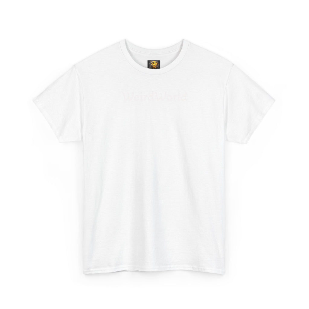 Weird World Graphic Tee — Colorful Monster Earth Design