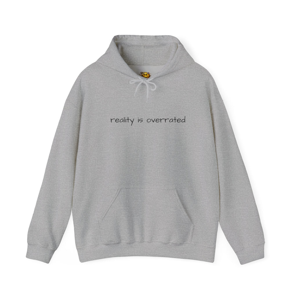 Galaxy Earth Hoodie – "reality is overrated" Cosmic Planet Graphic Sweatshirt
