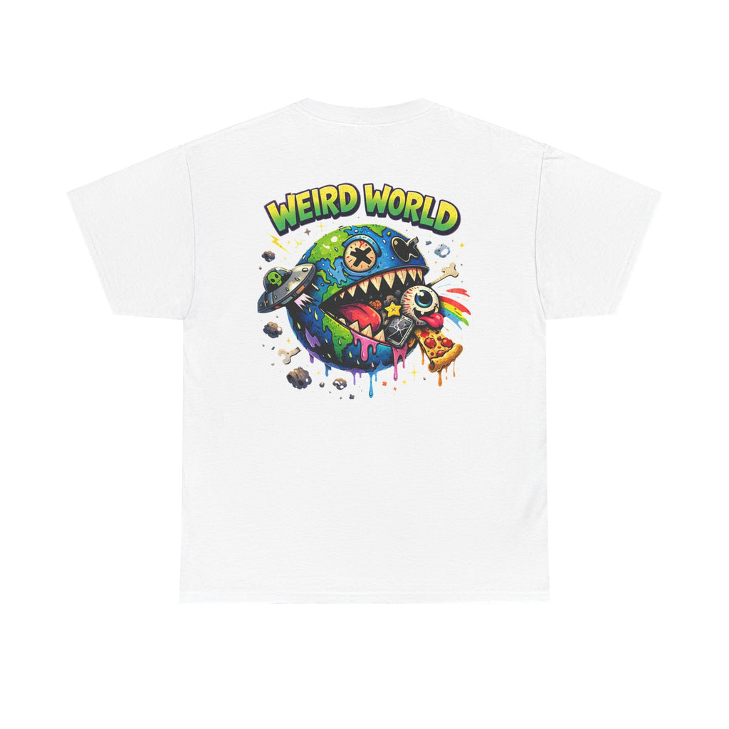 Weird World Crewneck Sweatshirt — "Embrace the Unusual" Graphic Pullover