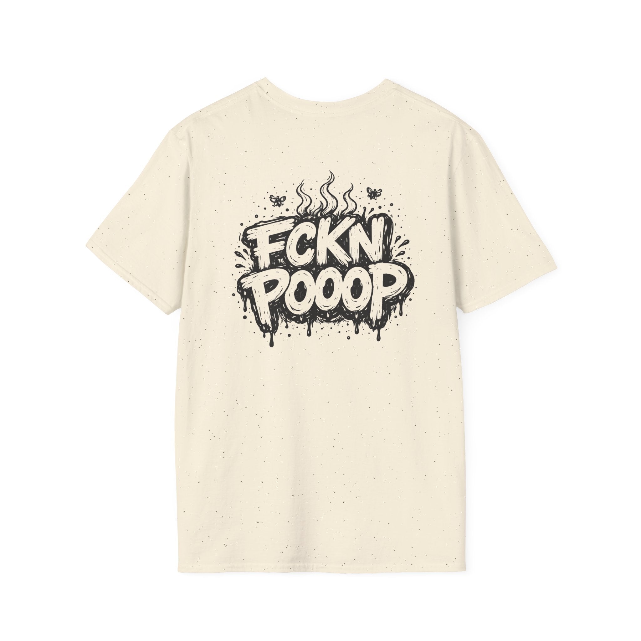 Graphic Tee — 'FCKN POOOP' Street Art Statement T-Shirt