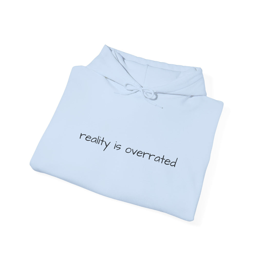 Galaxy Earth Hoodie – "reality is overrated" Cosmic Planet Graphic Sweatshirt